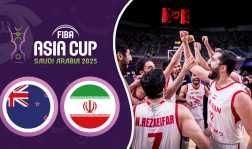 بسکتبال ایران 79 - نیوزیلند 73